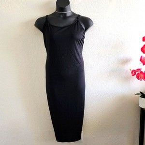 Black Tank Dress Adjustable Straps Plus Size 2xl NWOT